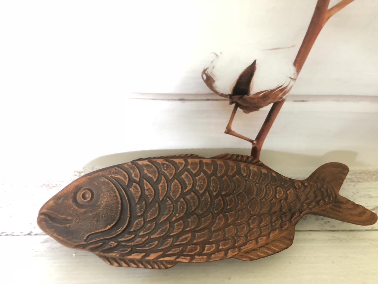 Селедочница глиняная Рыбка 32 см (583644219) - фото 3 Селедочница глиняная Рыбка 32 см (583644219) - фото 3