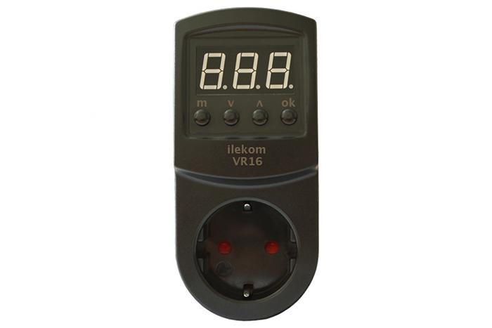 Реле напряжения Ilekom VR-16 Черный (23281)