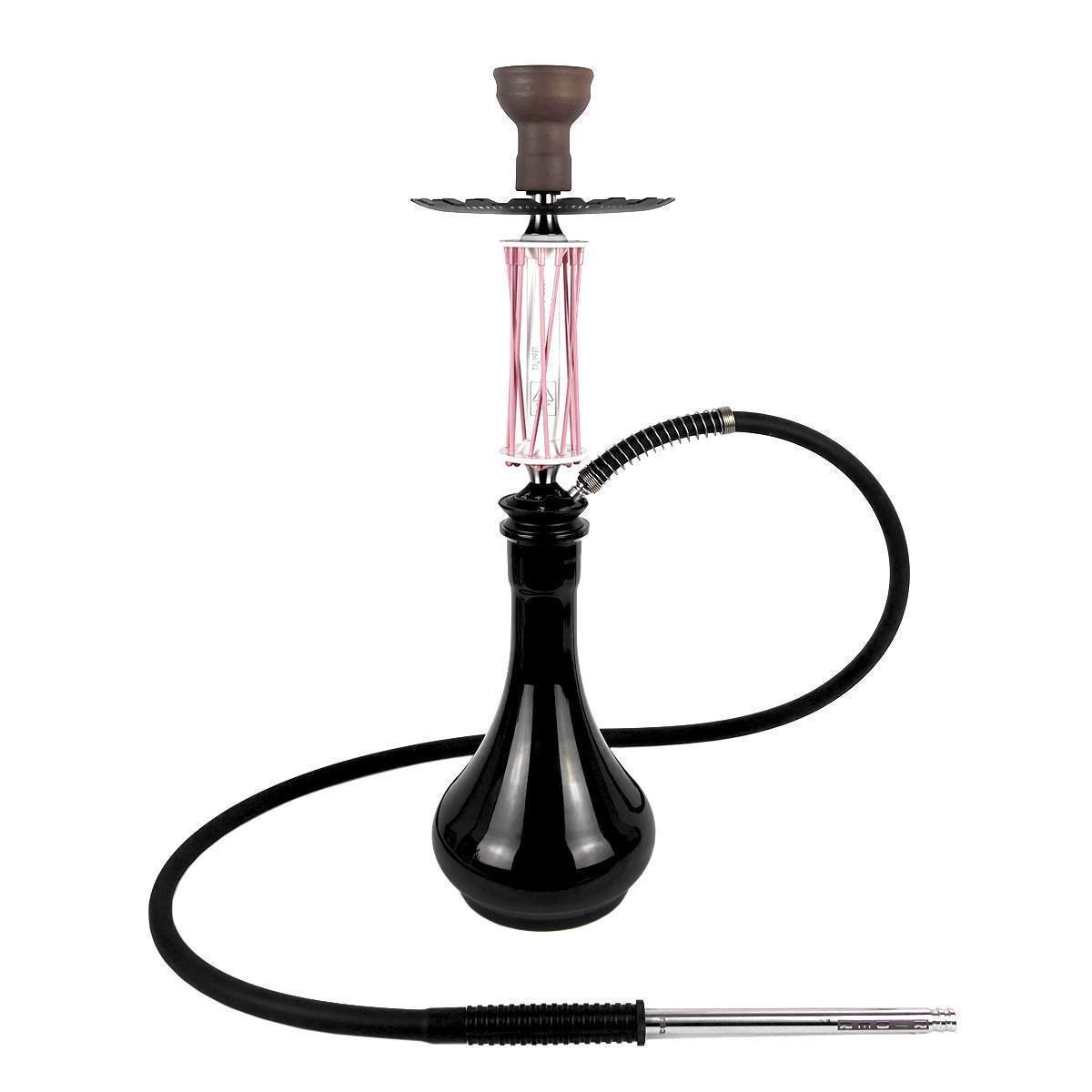 Кальян Hookah Trumpet Rider W 40 Pink White колба Drop Black