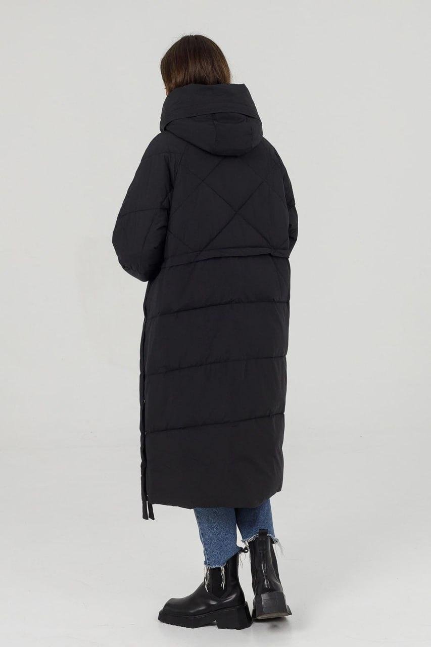 Куртка-пуховик жіноча р. 50 Чорний (3507a/50) - фото 5 Куртка-пуховик жіноча р. 50 Чорний (3507a/50) - фото 5