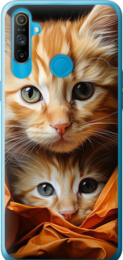 Чехол на Realme C3 Котики 2 (5664t-1889-42517) Чехол на Realme C3 Котики 2 (5664t-1889-42517)