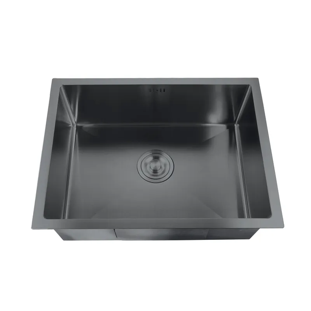 Мойка для кухни Zerix ZH4843B-215 3.0/1.0 PVD с сушилкой для посуды Black (ZM5555)