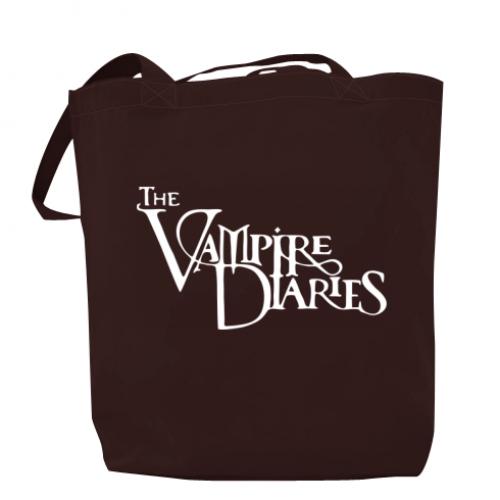 Шоппер Дневники Вампира 37x41 см Шоколадный (165989-12-20824)