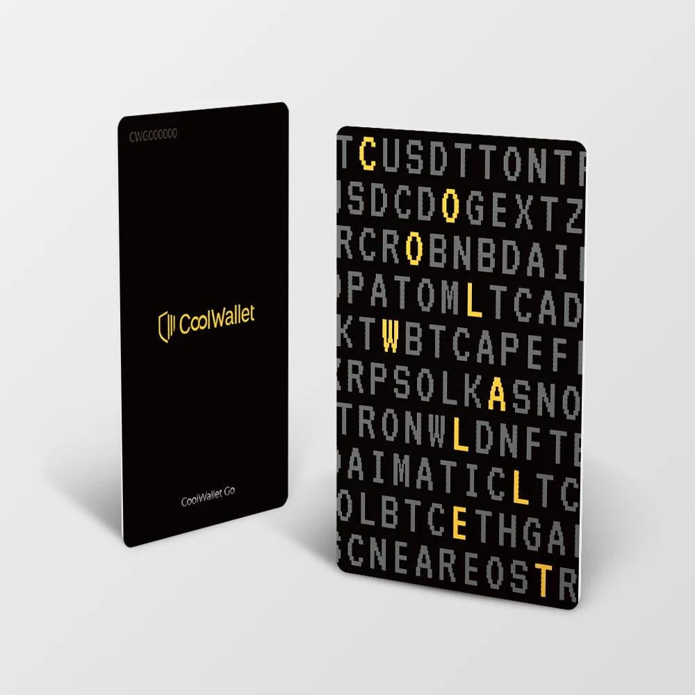 Набор карточек-кошельков для криптовалют CoolWallet Go 2 шт. Code Meta (CWGOCM)
