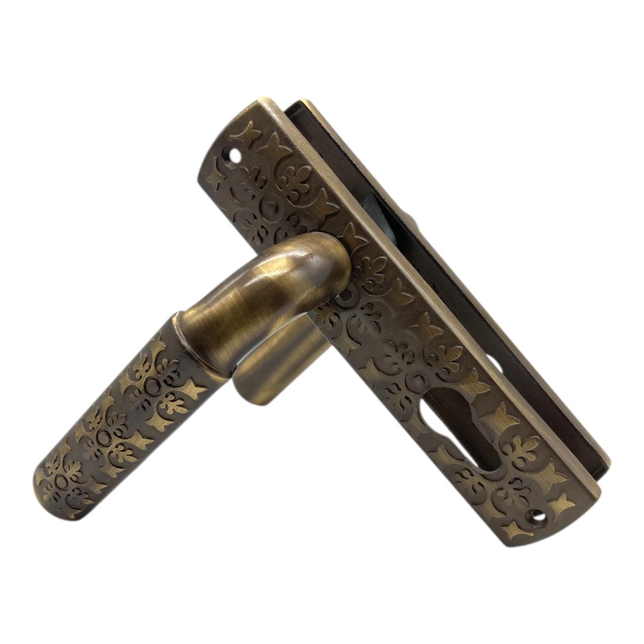 Ручка для межкомнатных дверей Ozen Istambul Lux kisa 62 мм Antik (310023)