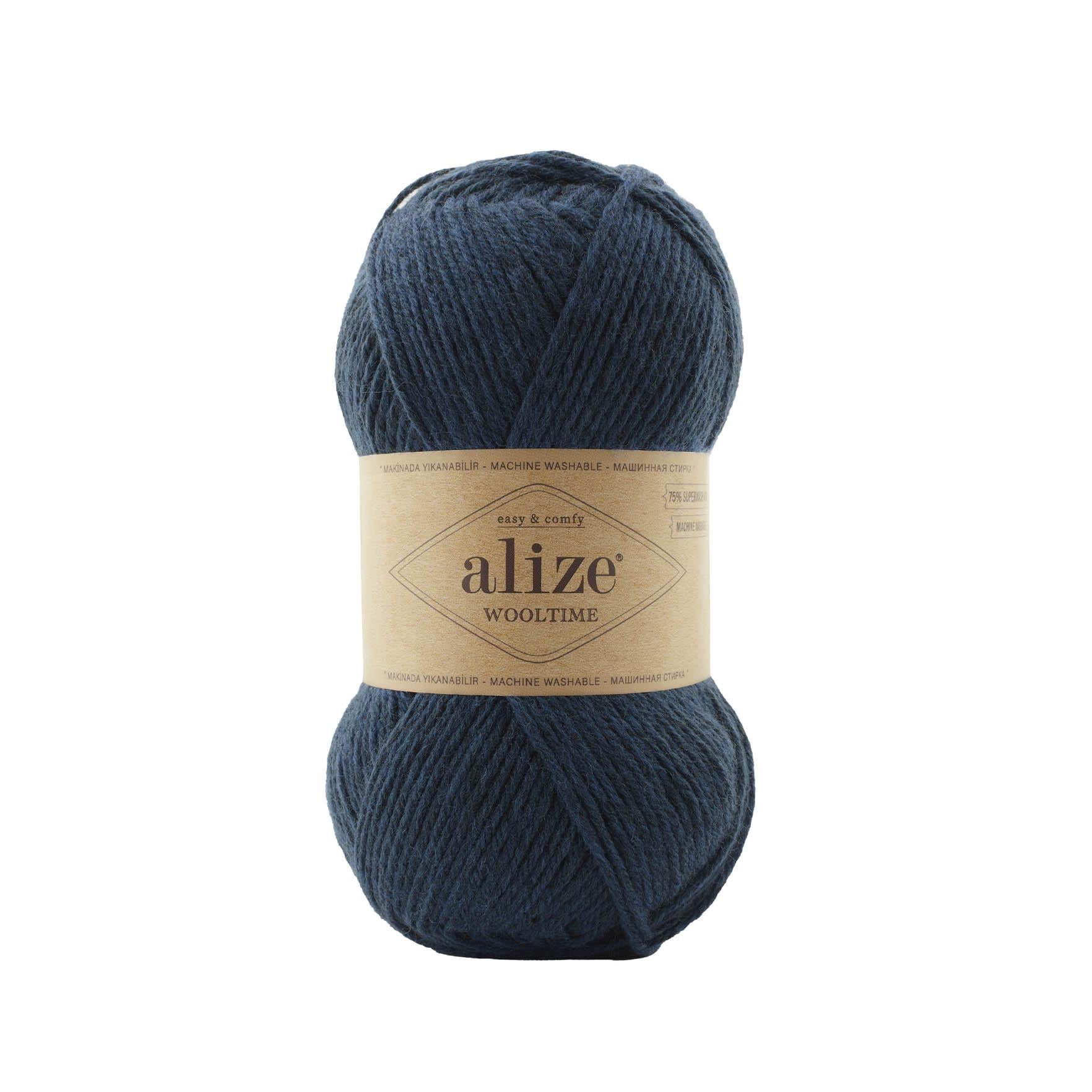 Пряжа Alize Wooltime 846 Светло-синий (5817)