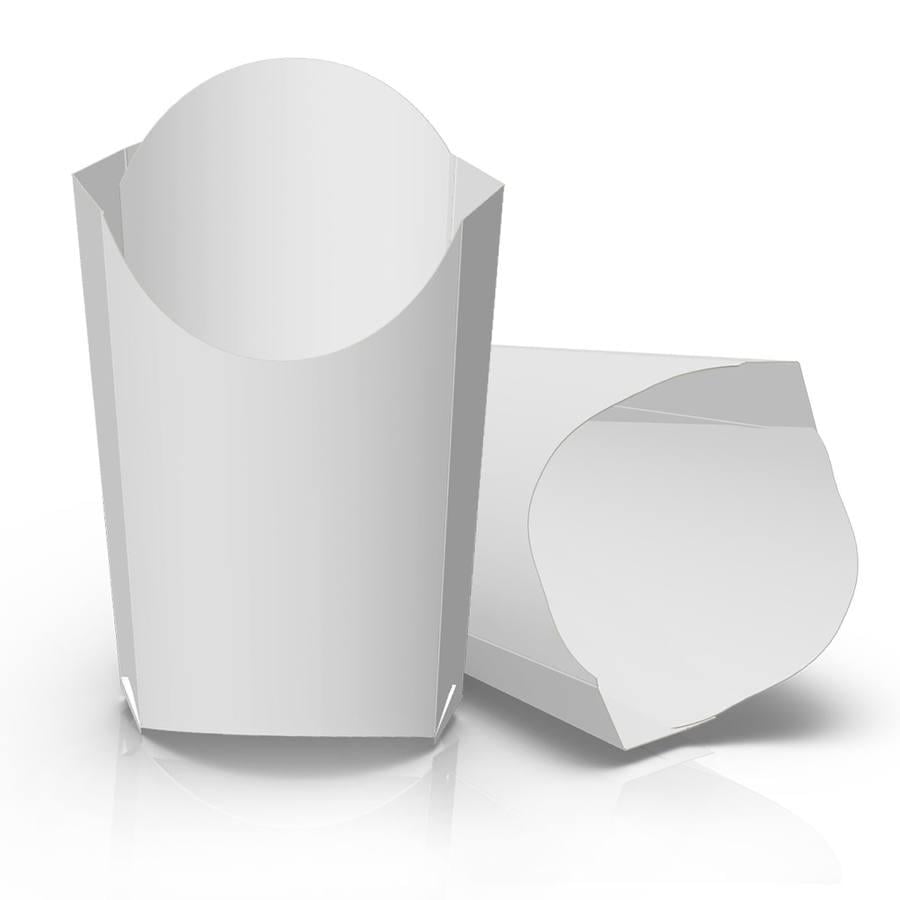 Упаковка для картофеля фри средняя 200 шт. Белый (11179762)