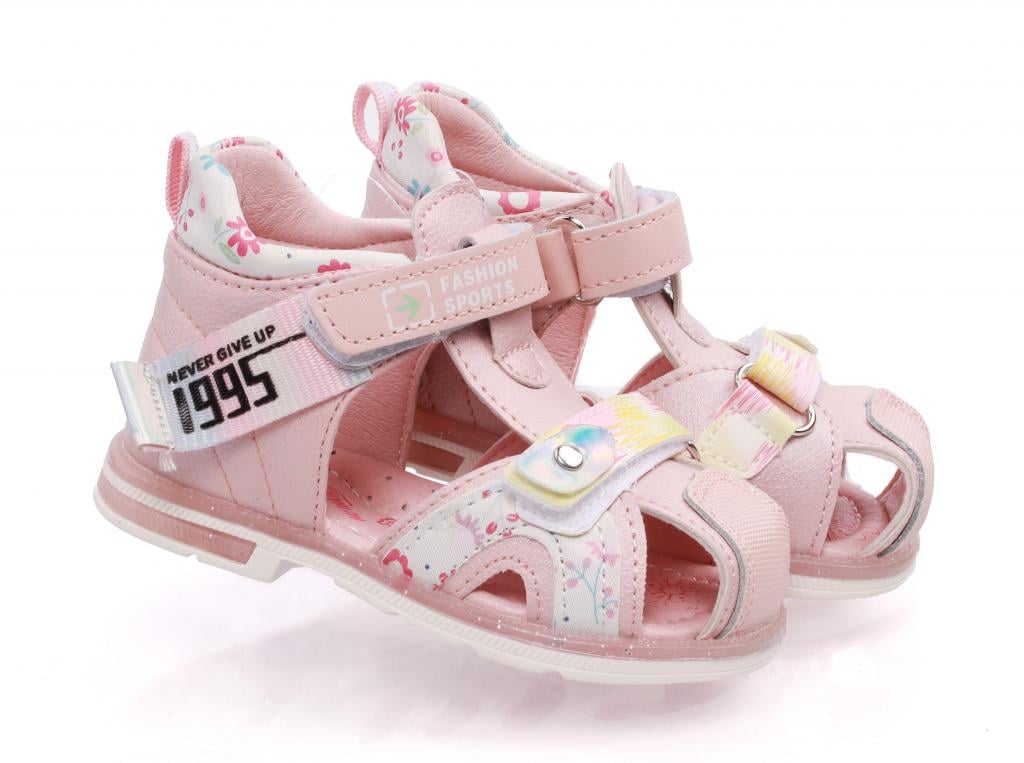 Cандали для девочек 9841 р. 22 Розовый