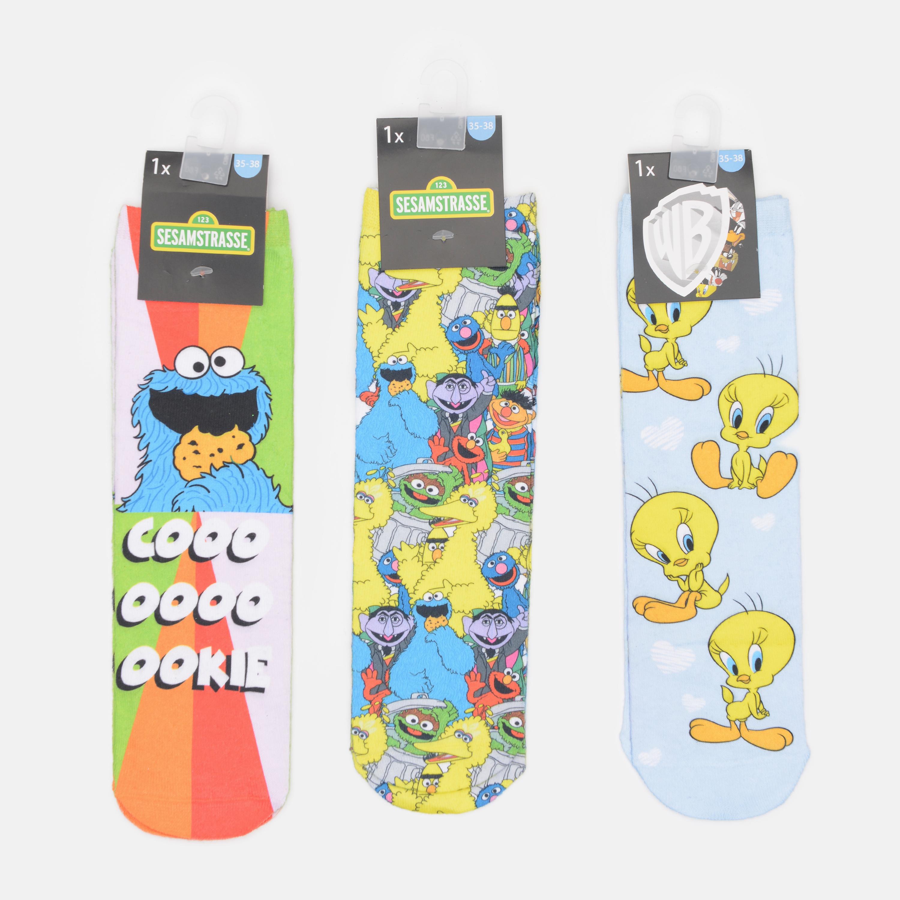 Носки C&A 3 пары р. 35-38 Разноцветный (27095867074090545)