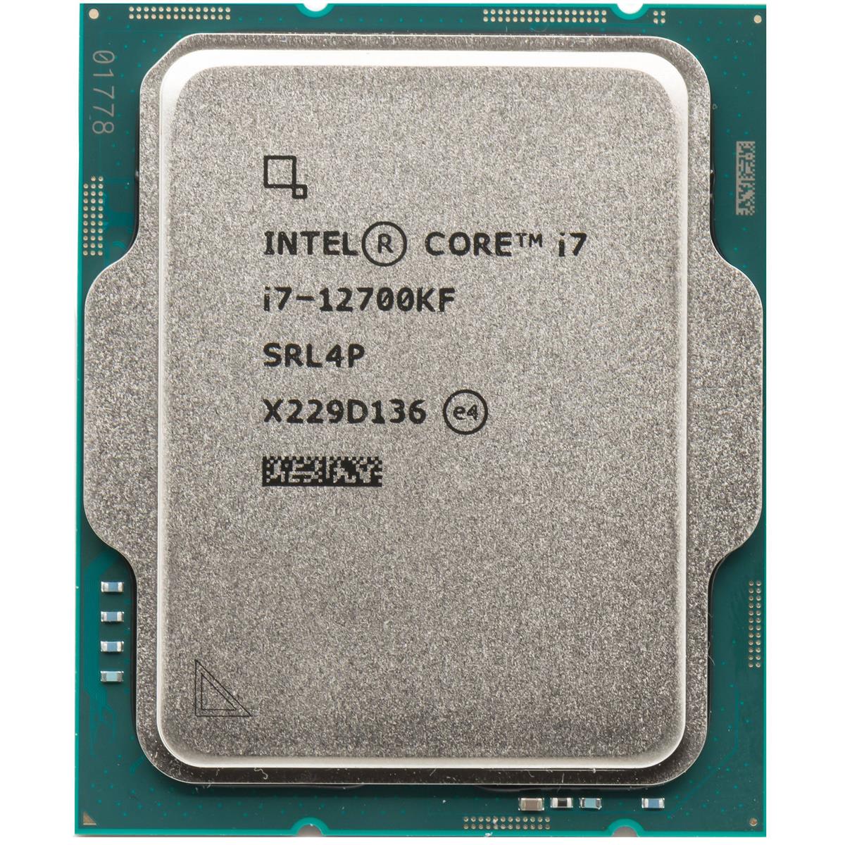 Процессор Intel Core i7-12700KF 12 ядер 20 потоков 3,6-5 ГГц 25 МБ LGA1700 Tray (CM8071504553829)