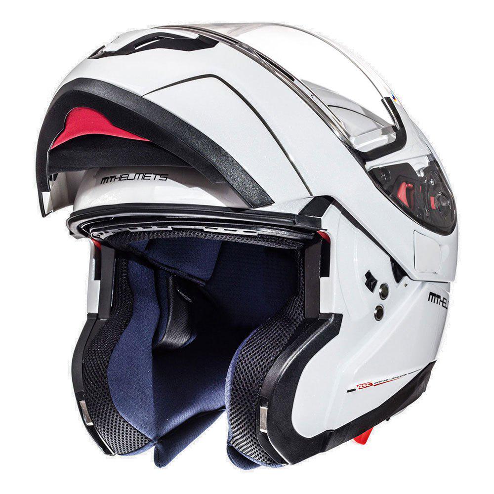 Мотошлем MT HELMETS ATOM SV Solid XXL Gloss White (28743)