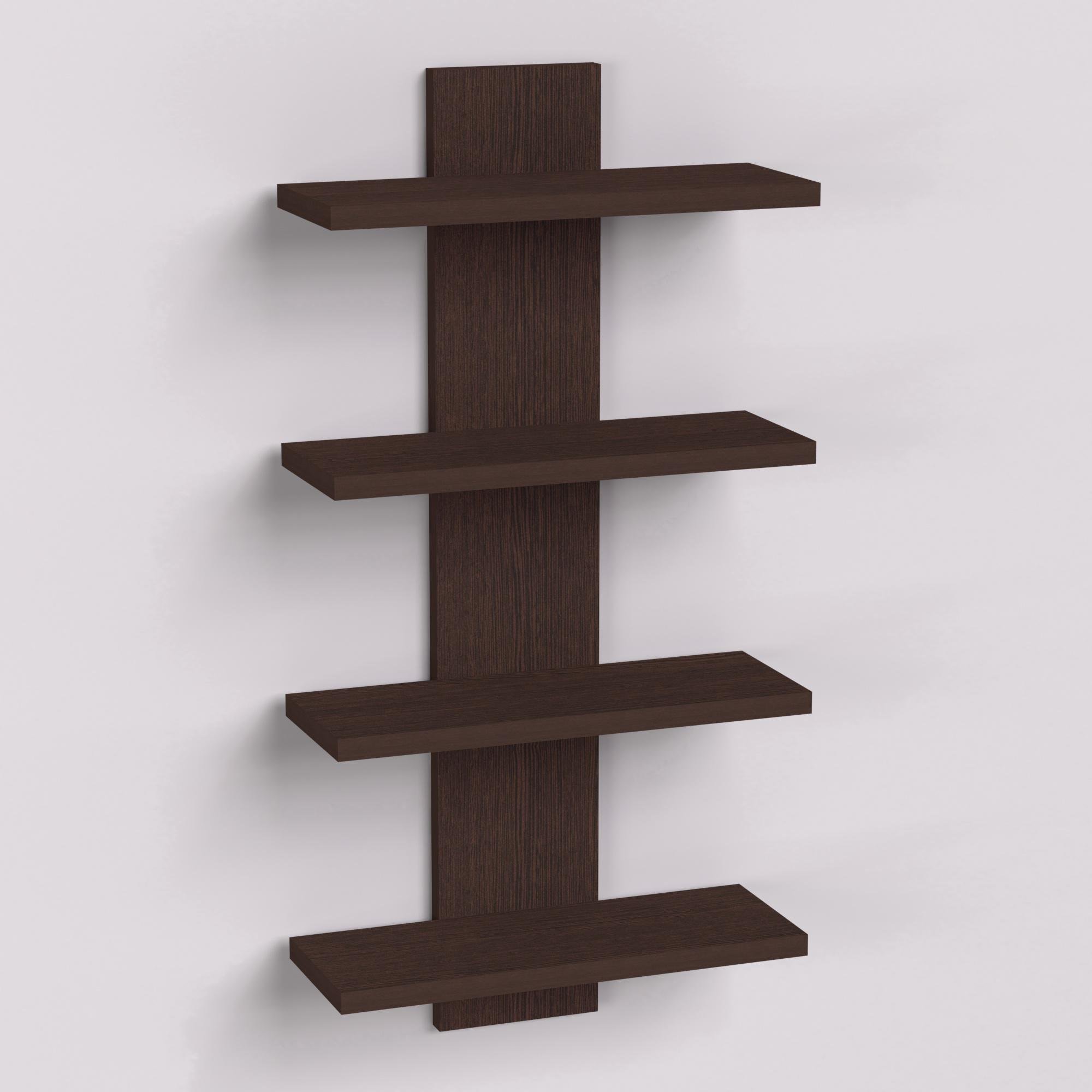 Полка подвесная ПН-5 350х140х700 мм Венге Магия (13265)