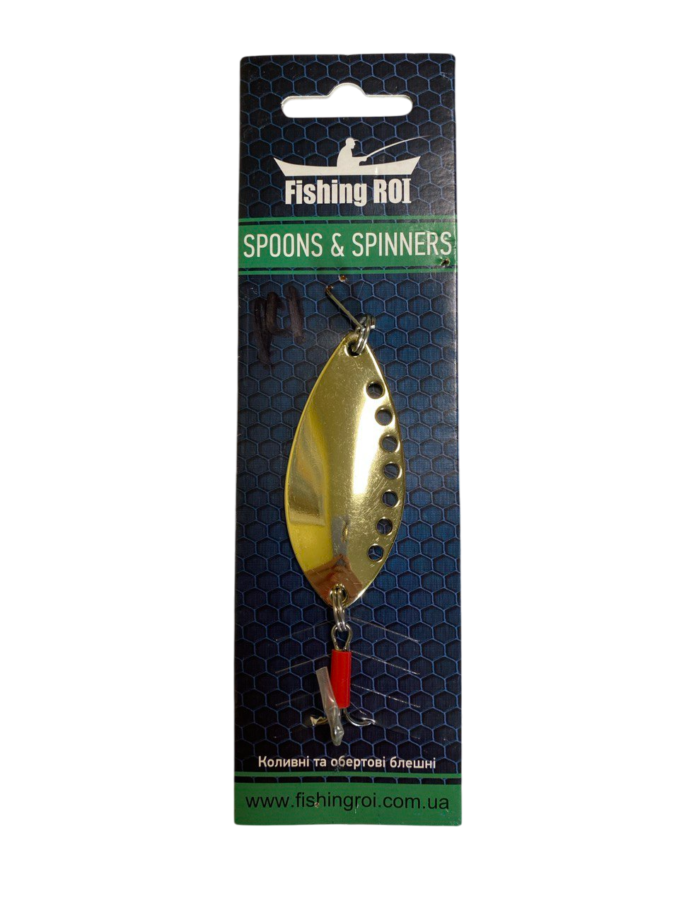 Блесна Fishing ROI Spoons and Spinners Creek 14 г Золотой (9031)