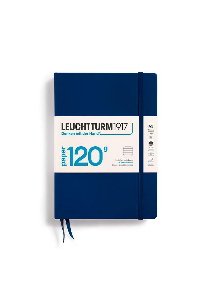 Блокнот Leuchtturm1917 120G Edition средний линия Темно-синий (372384) Блокнот Leuchtturm1917 120G Edition средний линия Темно-синий (372384)