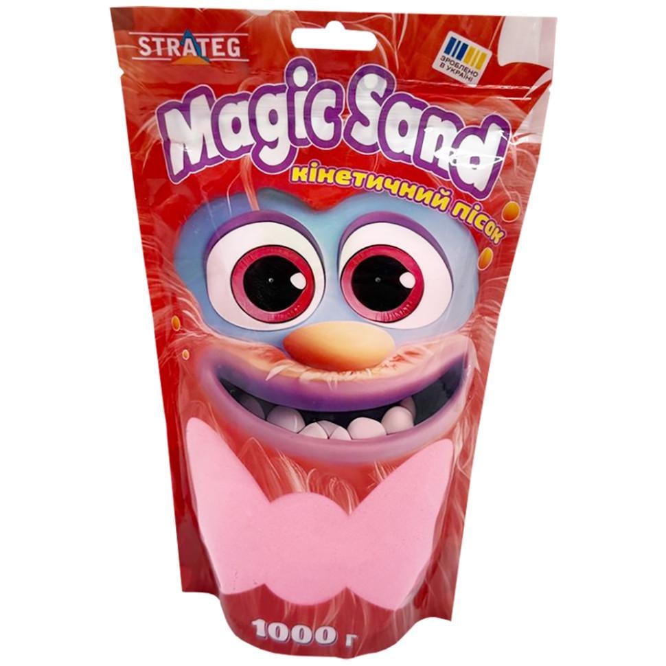 Песок кинетический Strateg Magic Sand от 3 лет 1000 г Розовый (PZ-340-P-138)
