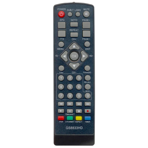 Пульт универсальный GS8833HD для DVB-T2 (3028)