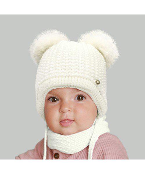 Шапка дитяча Elf Віолет р. 40 Молочний (OK001301)