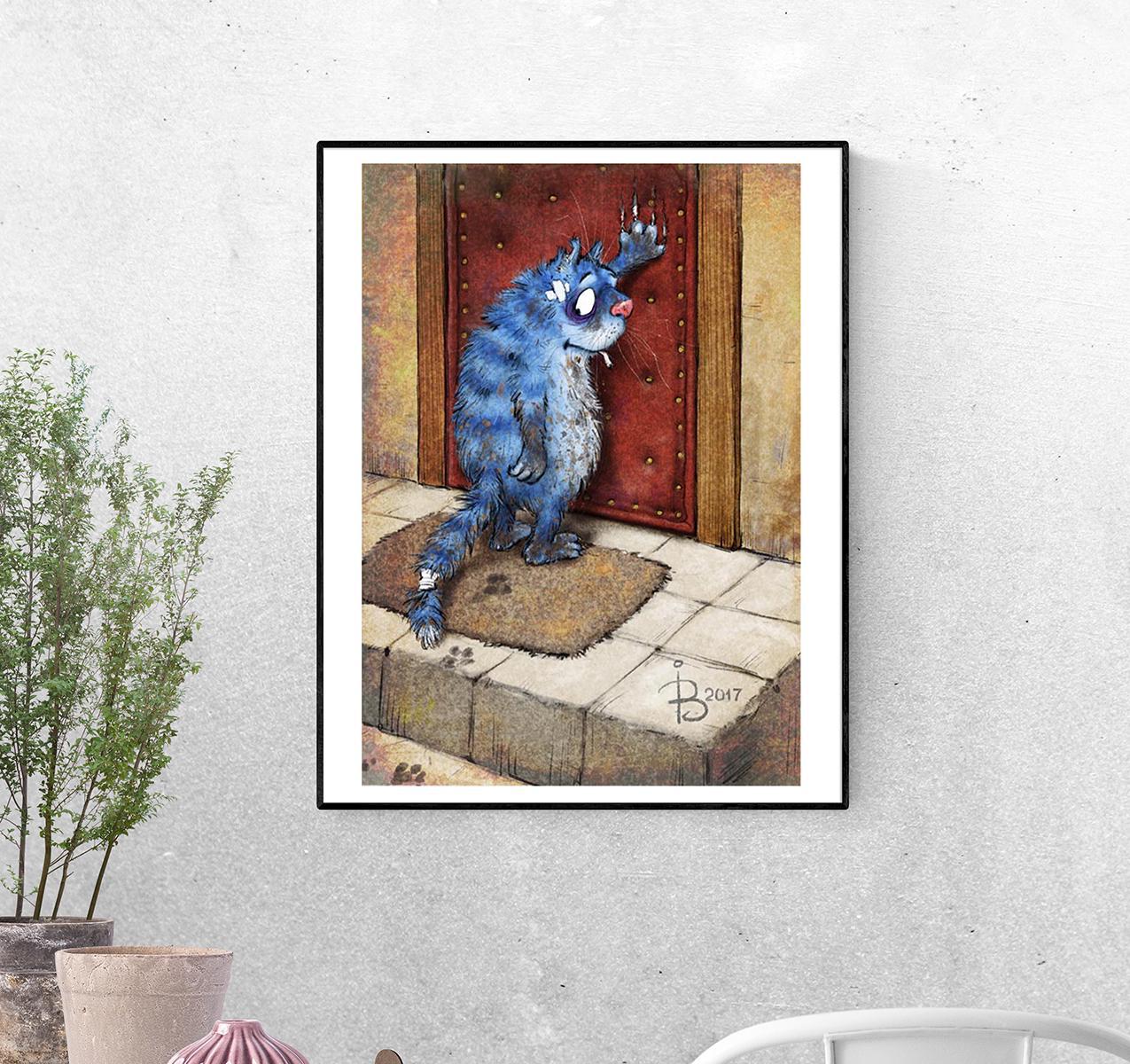 Постер Возвращение блудного кота формат А-4