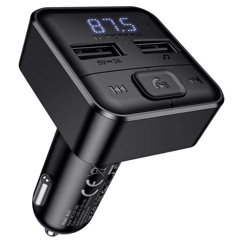 FM-модулятор Borofone BC63 Black Box