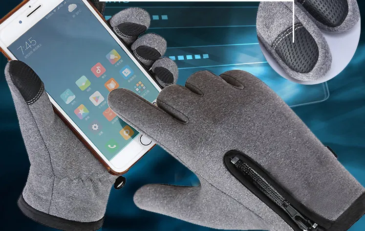 Лижні вело-спортивні рукавички Windstopper S Сірий (1501224211) - фото 4 Лижні вело-спортивні рукавички Windstopper S Сірий (1501224211) - фото 4