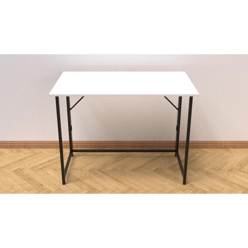 Стіл розкладний Ferrum-decor Moris метал/ДСП Чорний/Білий (FRD-104669) - фото 7 Стіл розкладний Ferrum-decor Moris метал/ДСП Чорний/Білий (FRD-104669) - фото 7