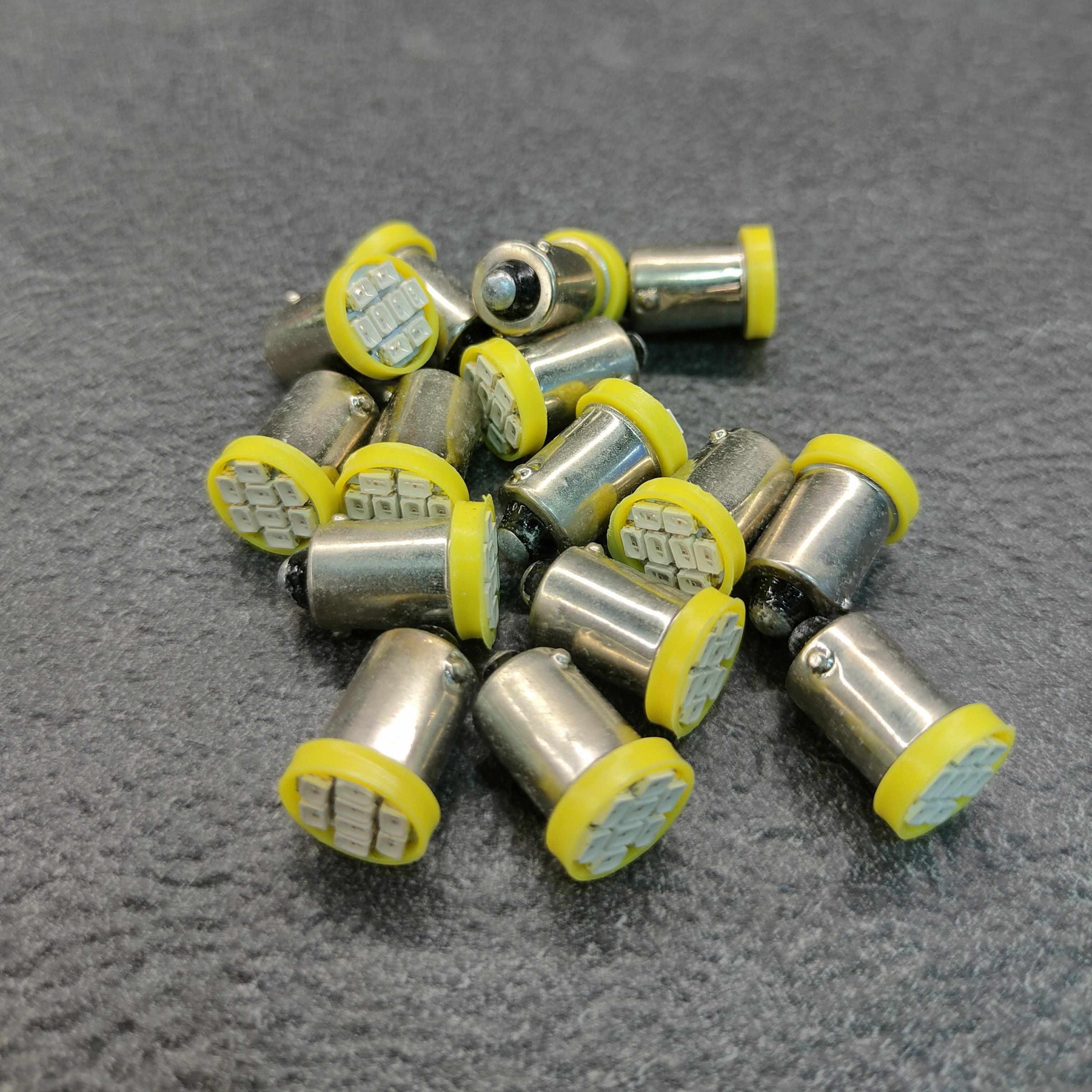 Автолампа BA9S 8SMD 1206 T4W LED Желтый (513STORE3) - фото 4 Автолампа BA9S 8SMD 1206 T4W LED Желтый (513STORE3) - фото 4