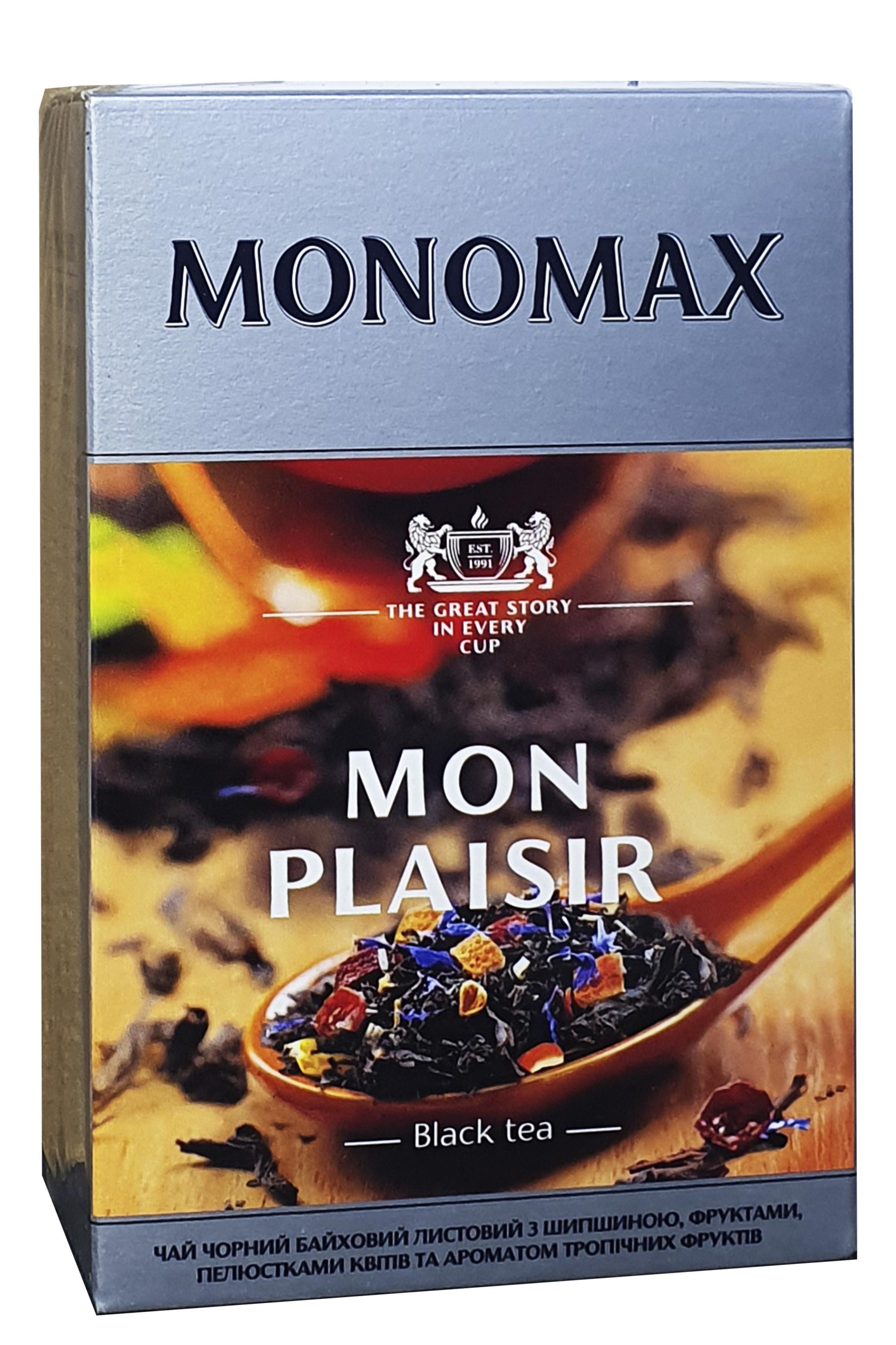 Чай черный Monomax Mon Plaisir листовой 80 г (52763)
