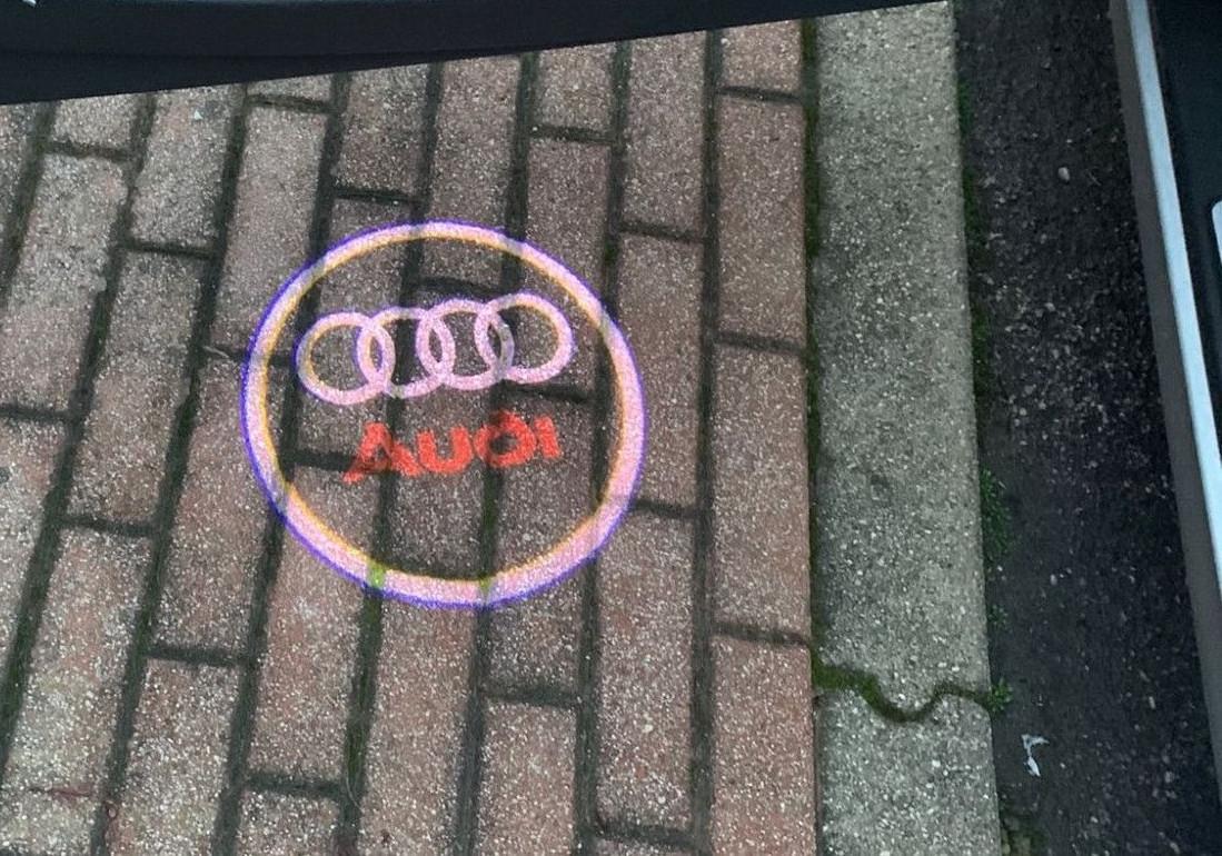 Підсвічування світлодіодне штатне на двері автомобіля з логотипом Audi A8/A7/A5/A6/A4/A1/R8/TT/Q5 (1983848888) - фото 4