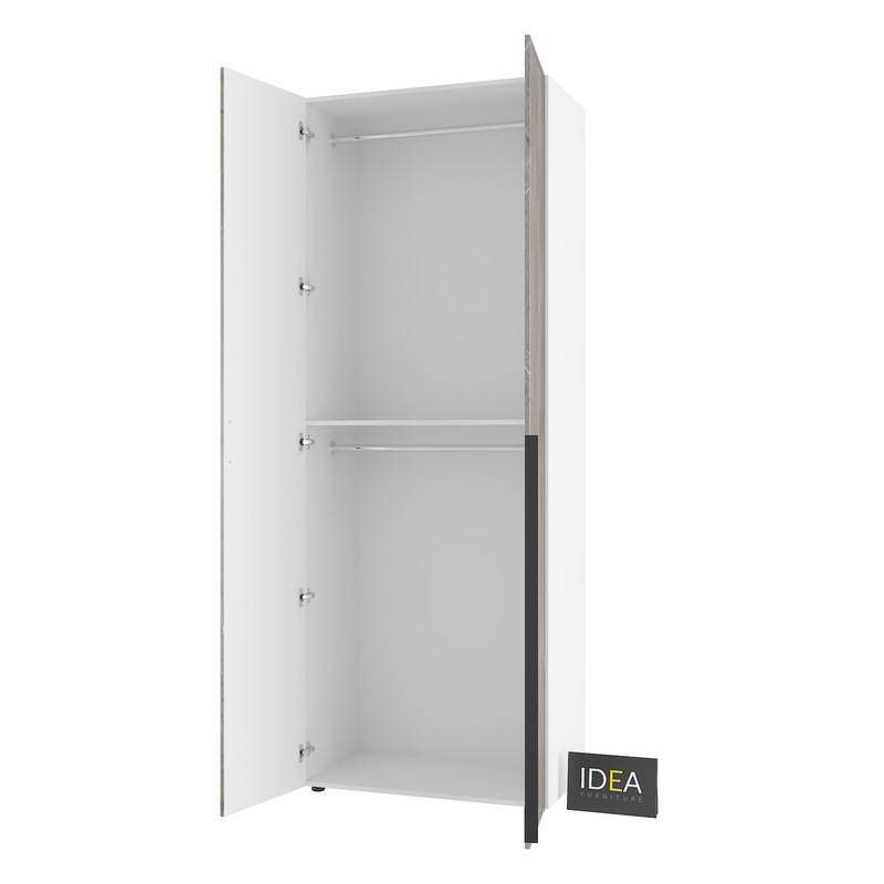 Шафа для одягу Idea С-7.1 з двома штангами Білий/юпітер (1802) - фото 4 Шафа для одягу Idea С-7.1 з двома штангами Білий/юпітер (1802) - фото 4