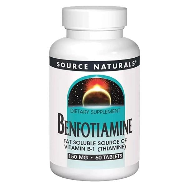 Тиамин Source Naturals Benfotiamine 150 мг 60 Tabs