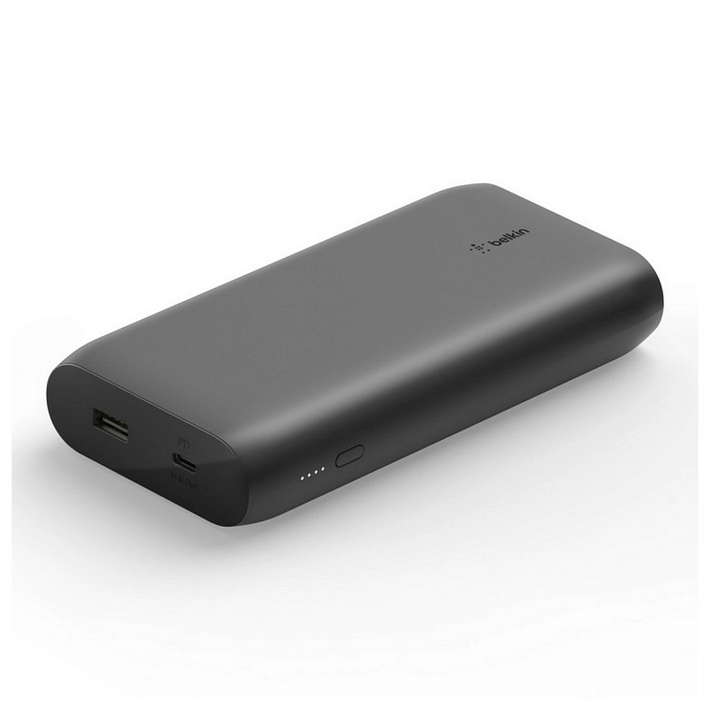 Зовнішній акумулятор Belkin Power Bank 20000mAh 30W USB-A USB-C Black 20000mAh