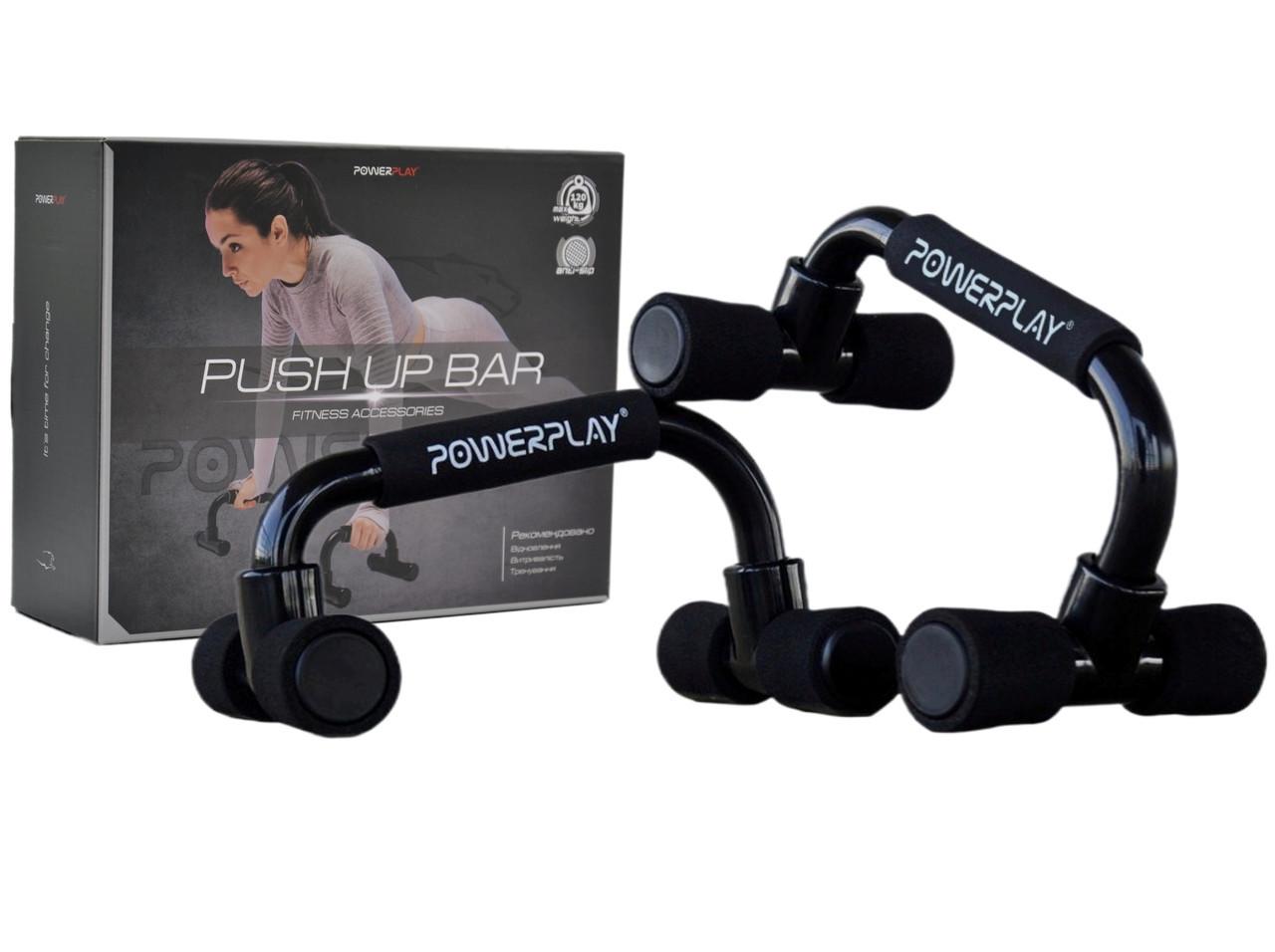 Упоры для отжиманий PowerPlay 4316 Push Up Bars пластиковые скошенные (A-011828)