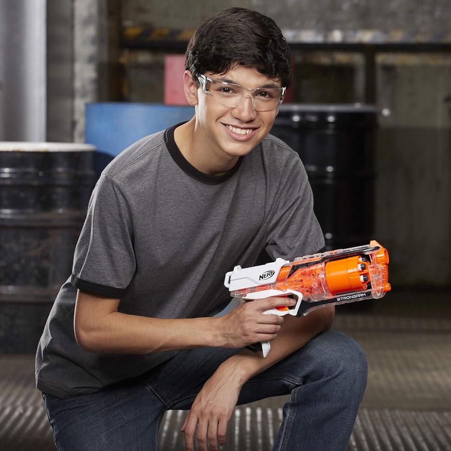 Бластер Nerf Elite Strongarm Clear (E5753) - фото 6