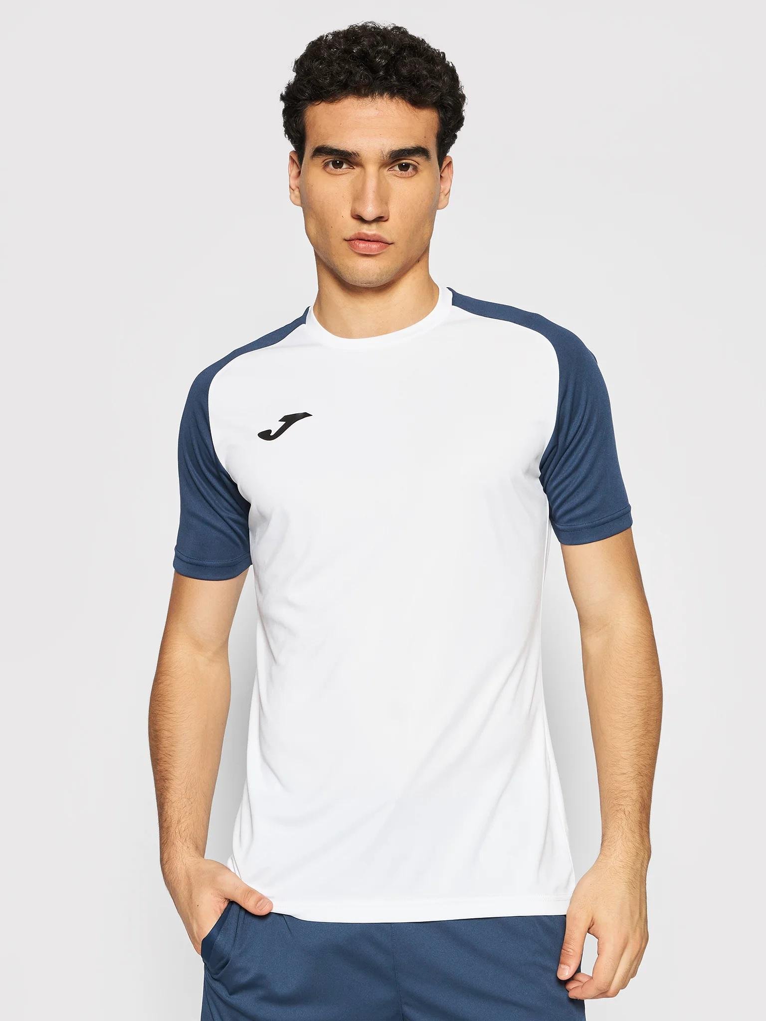 Футболка Joma 101968.203 Academy Iv Short Sleeve T-Shirt M White/Navy (8424309453794)