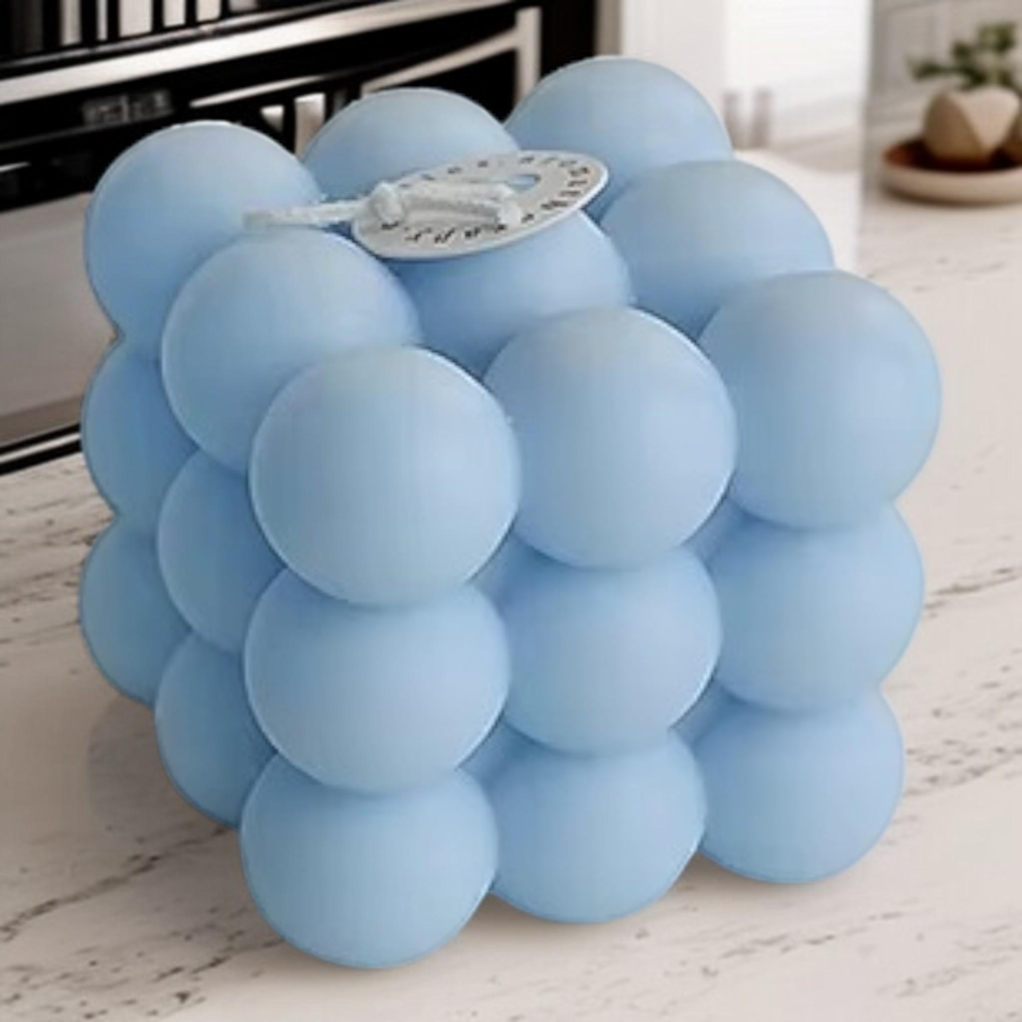 Свеча пузырьково-кубическая Du Song Синий (00016) - фото 2