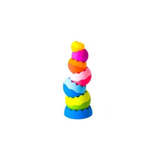 Развивающая игрушка Fat Brain Toys Tobbles Neo Пирамидка-балансир (F070ML)