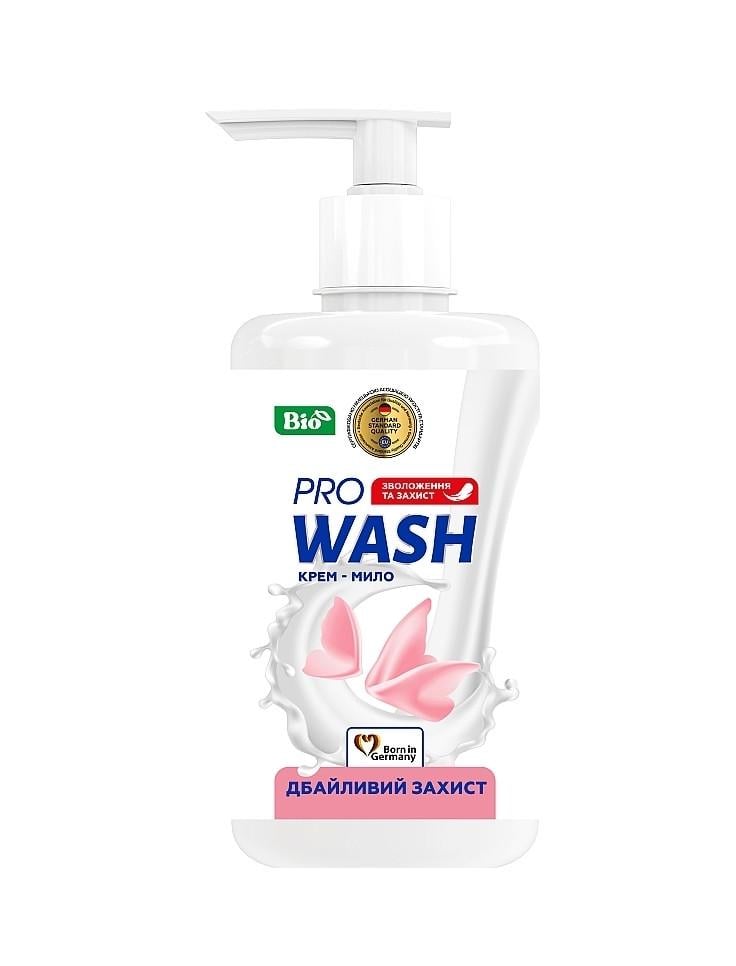 Мило рідке Pro Wash Дбайливий захист з дозатором 470 мл (4260637725356) - фото 1