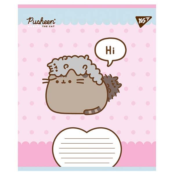 Тетрадь в косу линейку Pusheen Weekend 12 листов (ЦБ-00034363)
