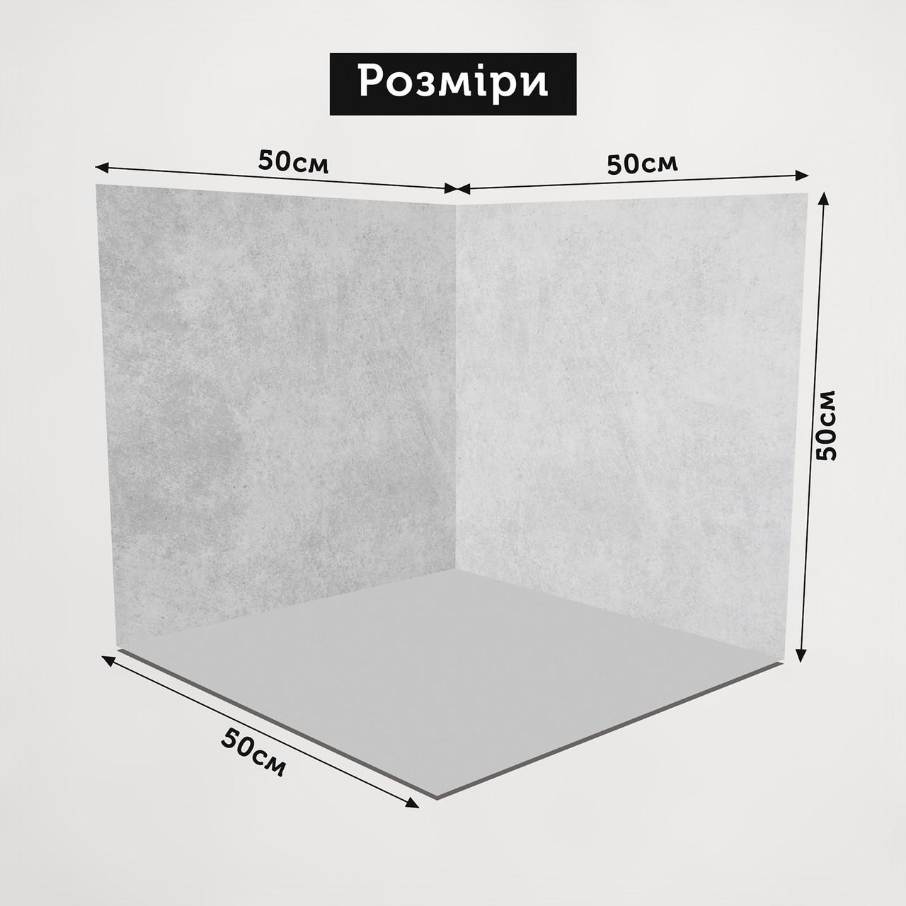 Фотофон вініловий кутовий 100x100 см Frontlit 450 г/м2 №58006 - фото 5