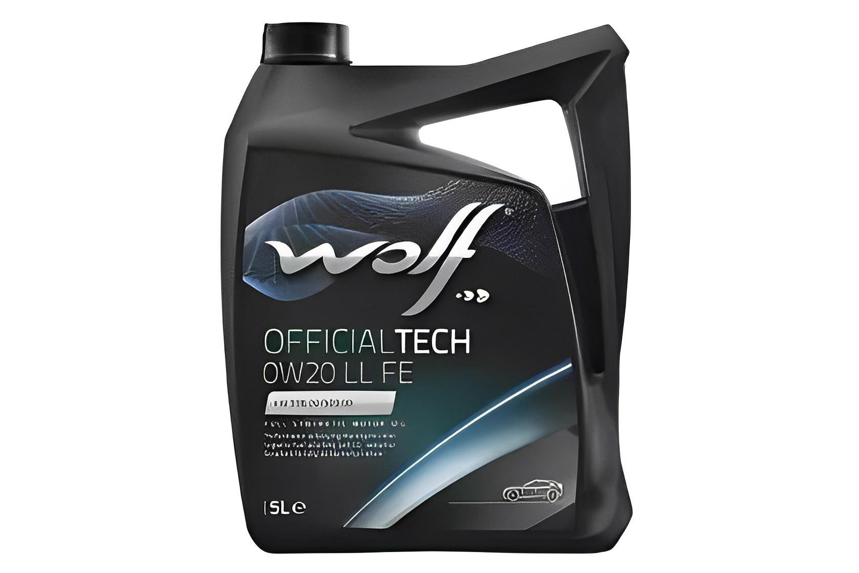 Мастило моторне Wolf Officialtech 0W20 LL FE 5 л