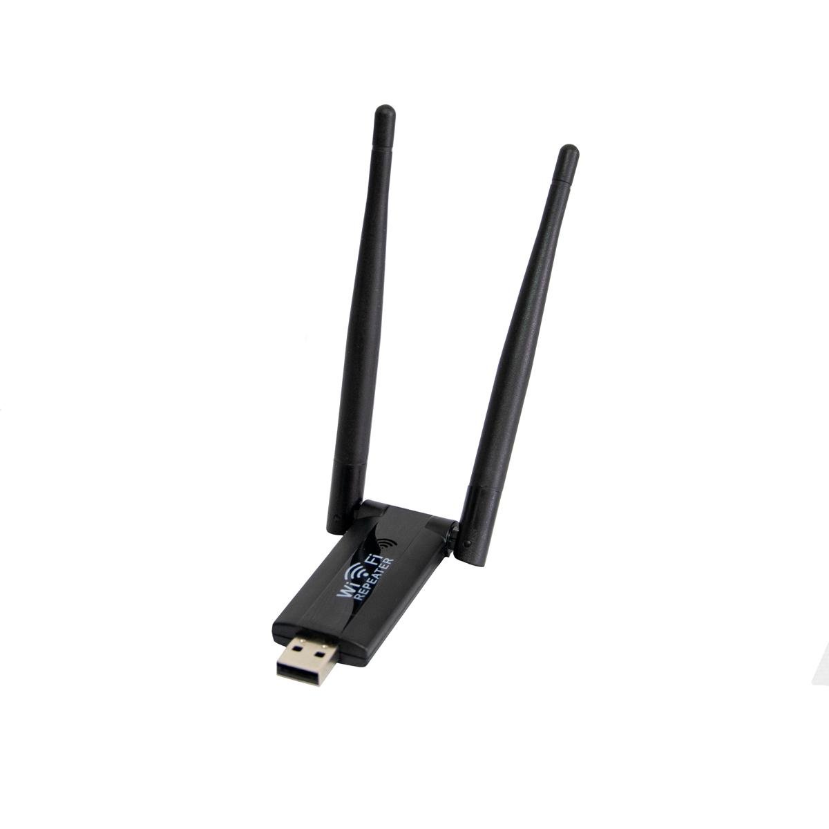 Репитер WiFi USB 2,4G активный усилитель (1010540-Black) - фото 5