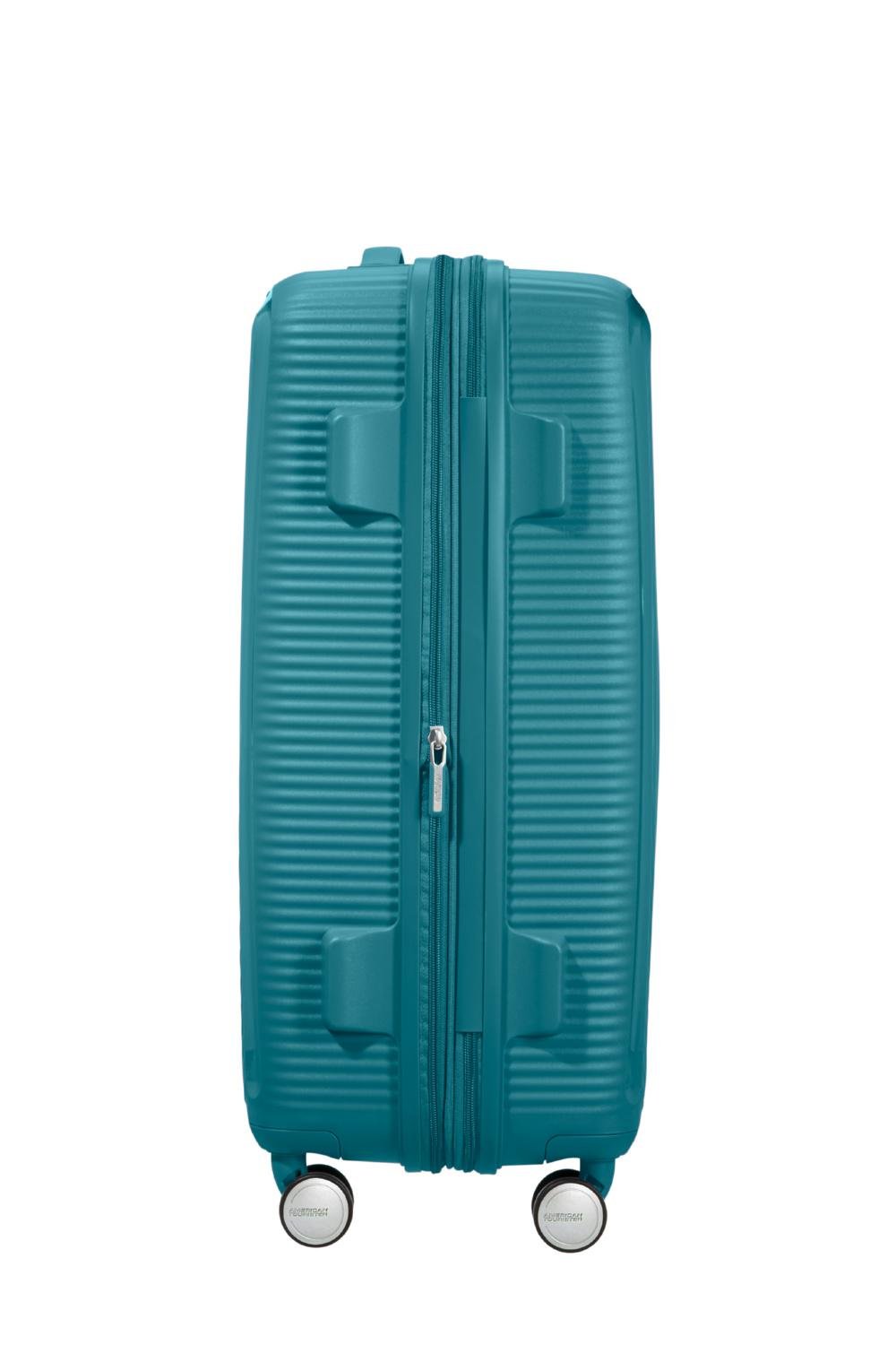 Валіза з розширенням American Tourister Soundbox 67x46,5x29/32 см М’ятно-блакитний (32G-14002) - фото 7