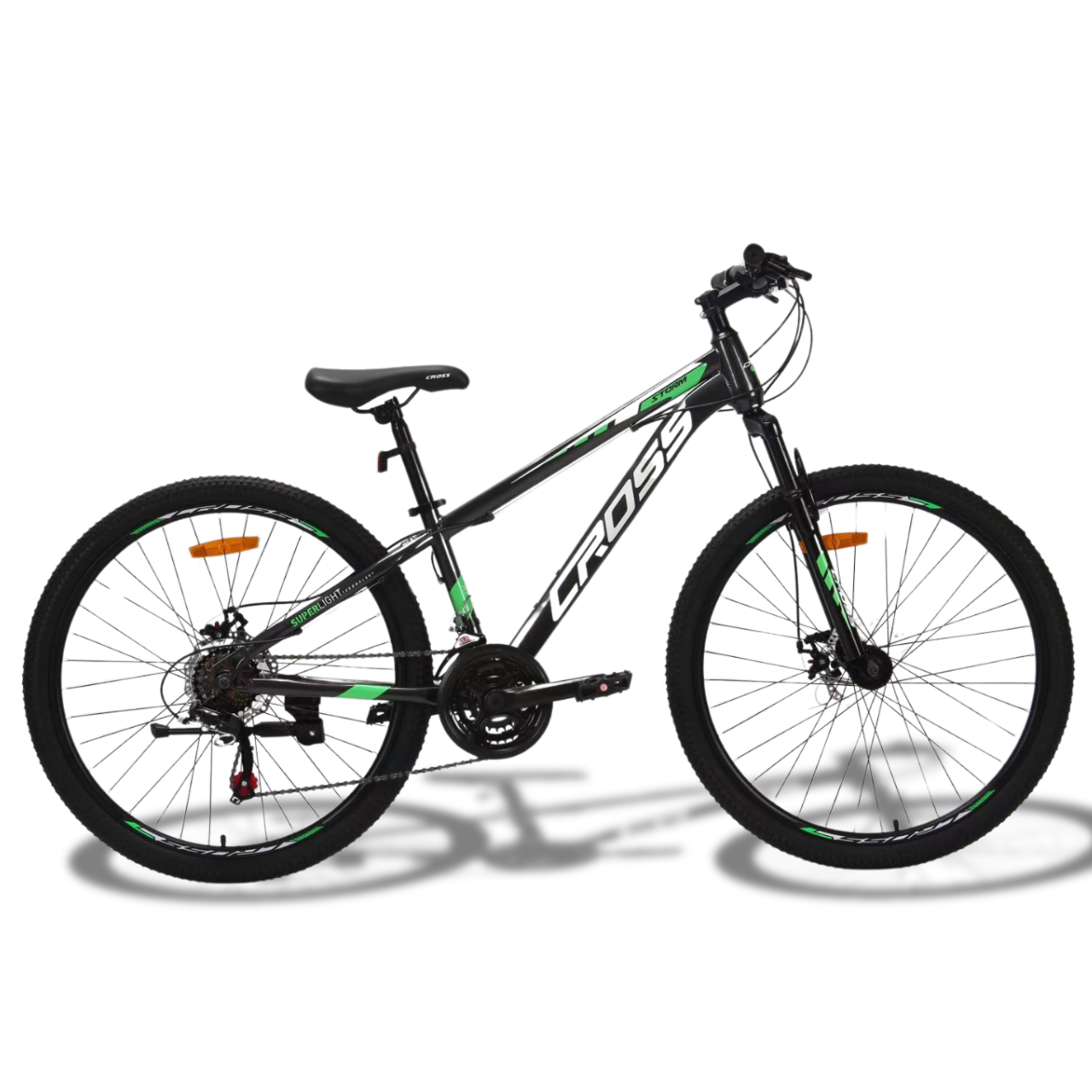 Велосипед CrossBike Storm 2025 V2 26" 13 Green-black