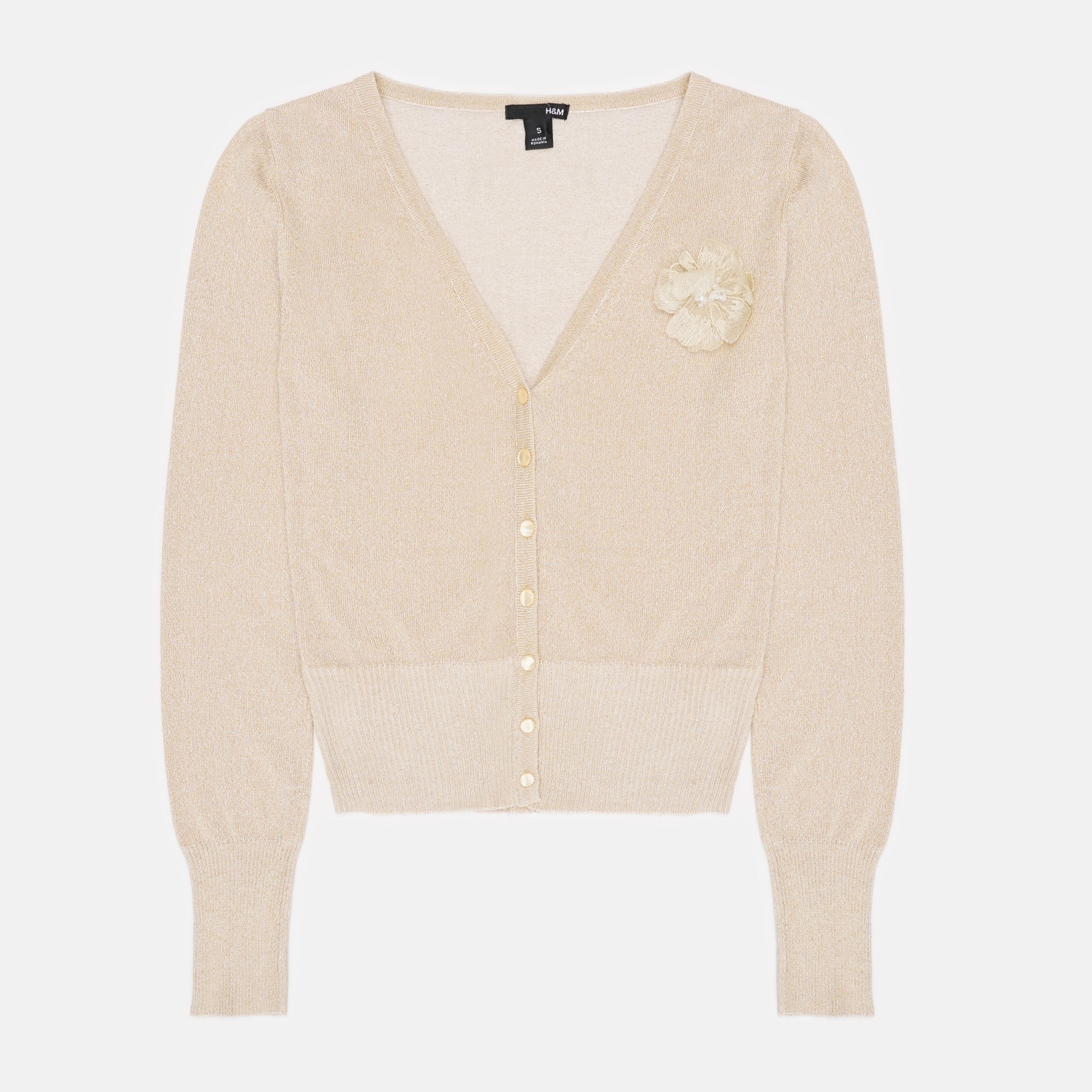 Кофта жіноча H&M S Золотистий (X1106681490)