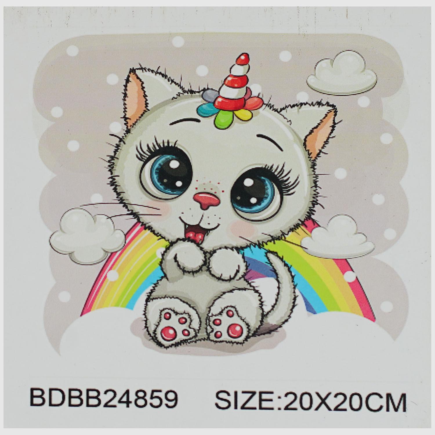 Алмазная мозаика TK Group Кошечка 20х20 см (BDBB24859)