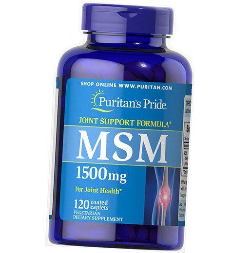Метилсульфонілметан Puritan's Pride MSM 1500 120 капс. (03367003)