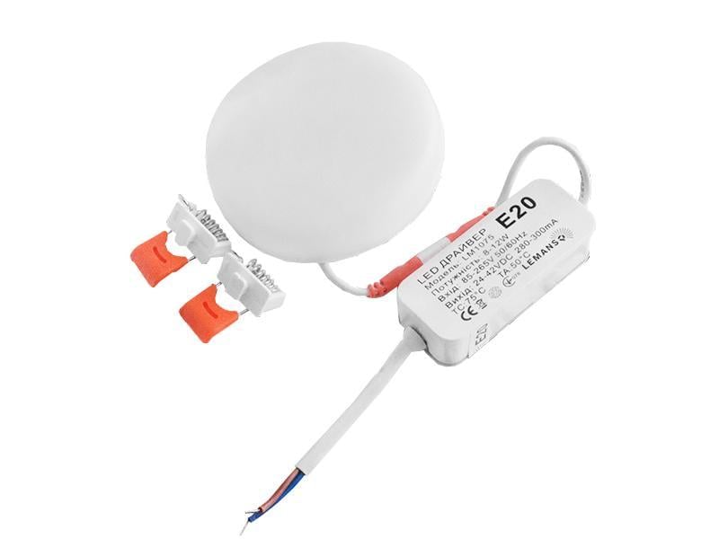 Світильник світлодіодний Lemanso LM1075 Стелс 10 Вт 900 Лм 4500K круглий (2873)