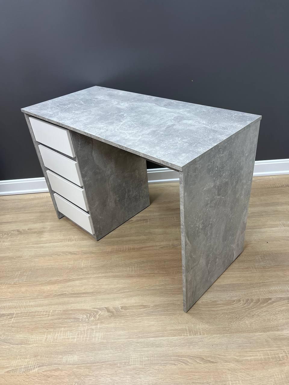 Стіл письмовий Арес лівий 1104х760х514 мм Бетон/Білий - фото 3 Стіл письмовий Арес лівий 1104х760х514 мм Бетон/Білий - фото 3