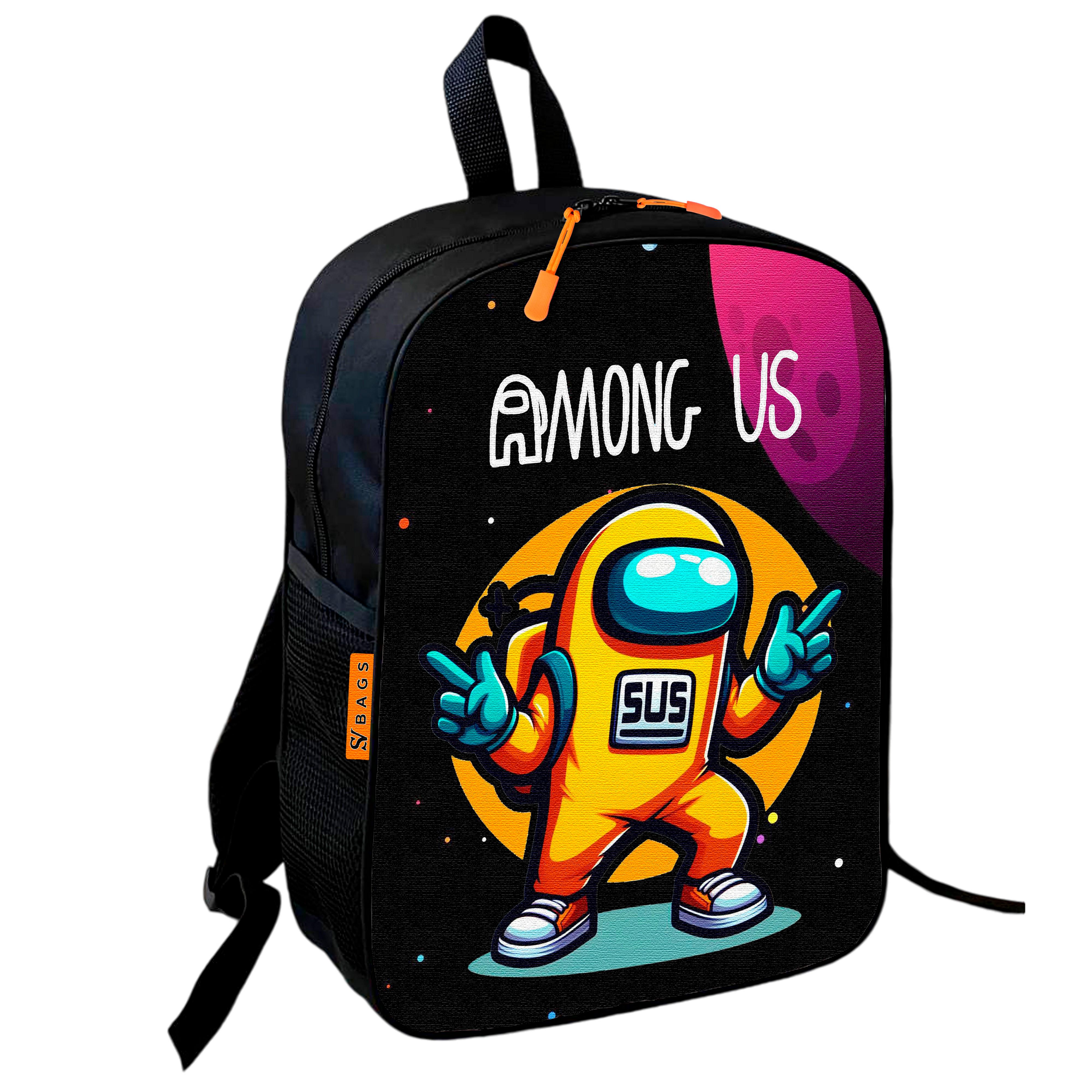 Шкільний рюкзак дитячий Among Us для хлопчика 36х27 см (0786)