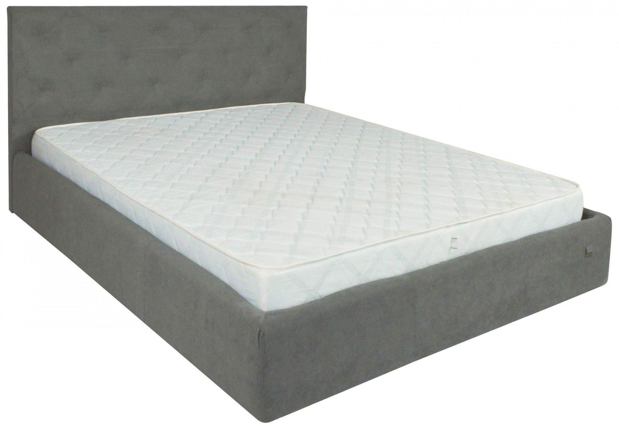 Кровать с подъемным механизмом Bristol Comfort Aston 16 140х190 см Серый